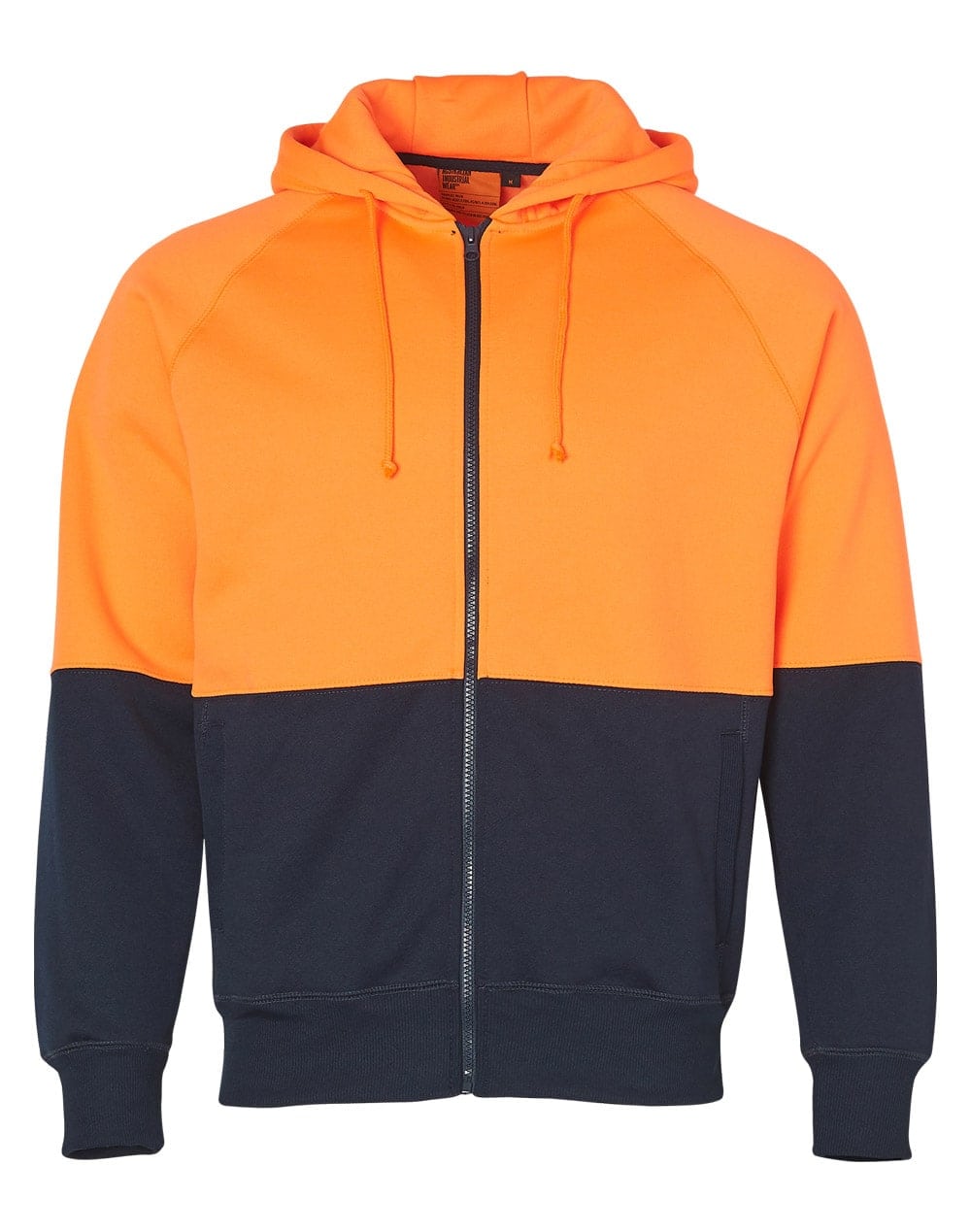 Hi-Vis Full Zip Safety Hoodie | At-Call Safety