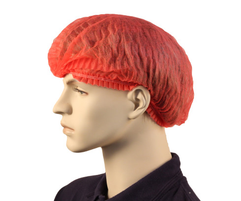 Crimped Hair Net Red