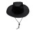 H303 Cricket Hat Black