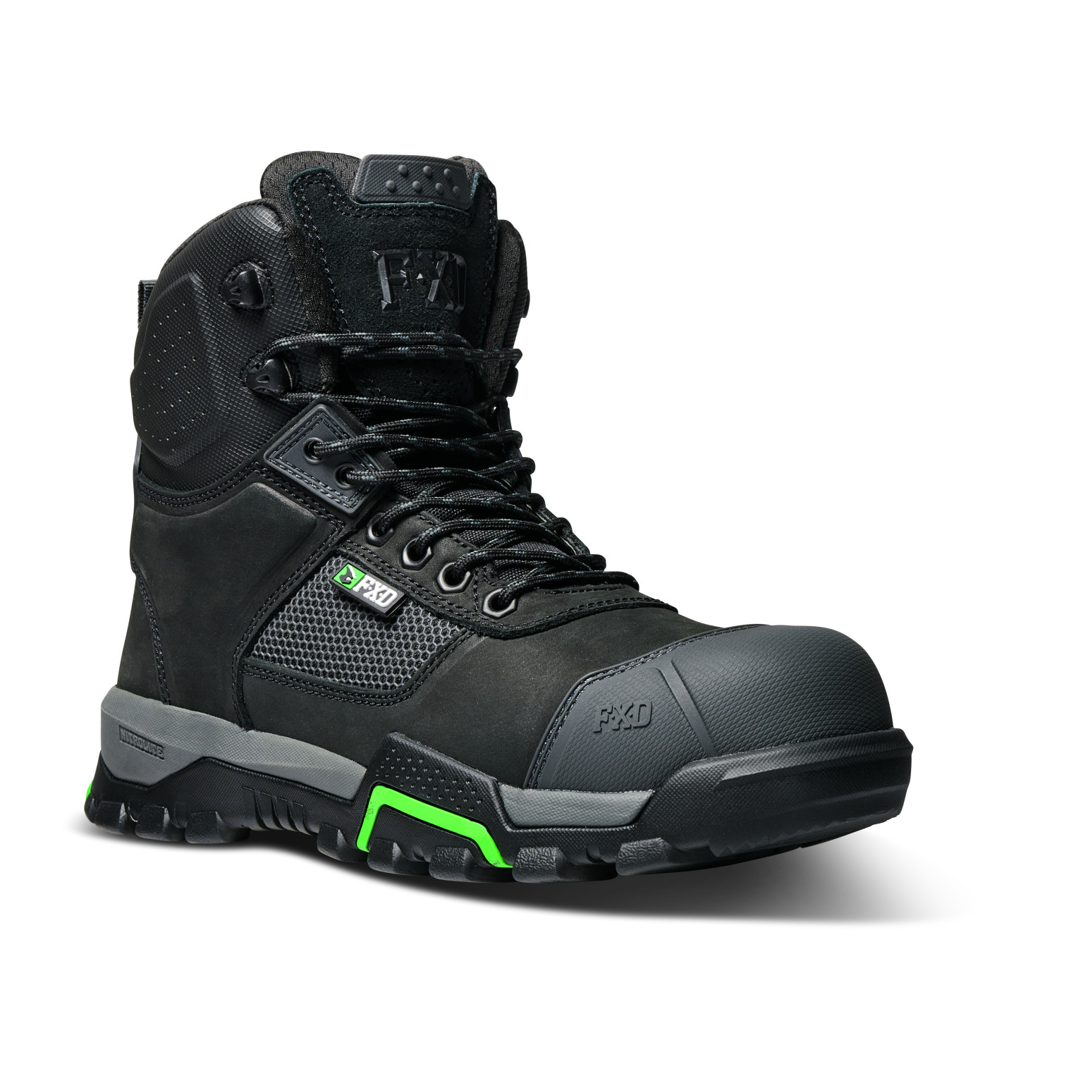 Oliver 55345Z 150 mm Black Zip Sided Lace/ZipUp Safety Boots with Scuff Cap AtCall Safety