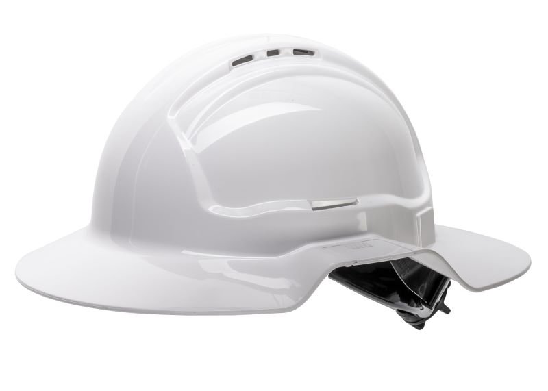 Full Brimmed Hard Hat AtCall Safety