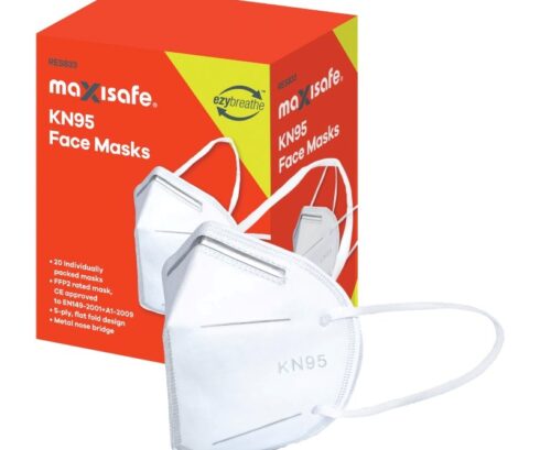 KN95 Flatfold Mask with Ear Loops