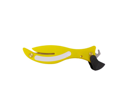Fish-200-Packaging-Knife-w-Hook-Yellow-F200