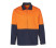 SW45 Hi Vis Cotton Drill Jacket Orange Navy