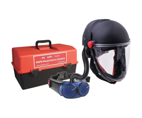 CleanAIR Helmet with flip-up visor with AerGo PAPR Kit