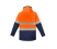 ZJ553 Hi Vis Antarctic Softshell Jacket Orange Navy Back