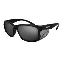 ERZ395 Rayzr Safety Glasses - Matte Black Frame - Smoke Lens
