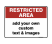 Restricted Area